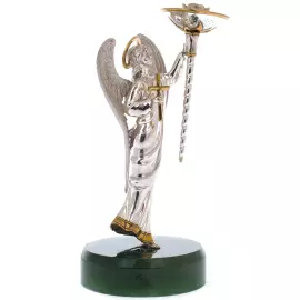 Silver candle holder "Angel"