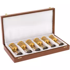 Набор чарок "Флорентийская лилия" на 6 персон, Златоуст