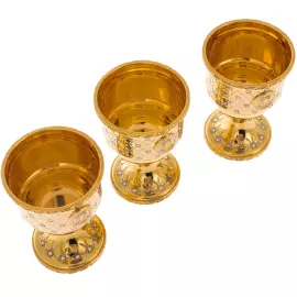 Набор рюмок "Медуза Горгона" на 3 персоны, Златоуст