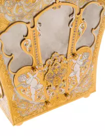 Набор для шампанского "Великолепный век" с бокалами, ведром для льда и подставкой, на 4 персоны, Златоуст