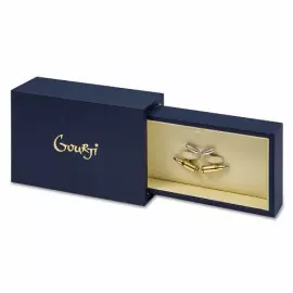 Запонки "Ракета" из серебра с рубинами