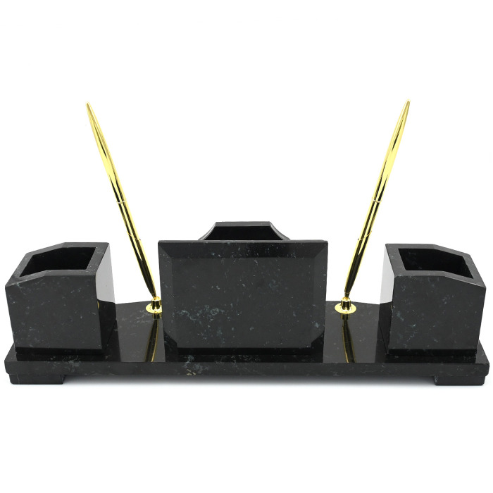 A desktop set of a head made of a coil "Shield"