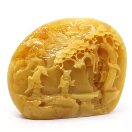 Статуэтка из янтаря "Сад"