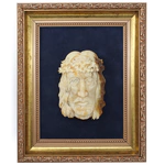 Барельеф а из янтаря "Иисус"