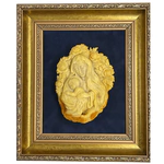 Барельеф из янтаря "Мария"