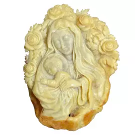 Картина из янтаря "Мария"