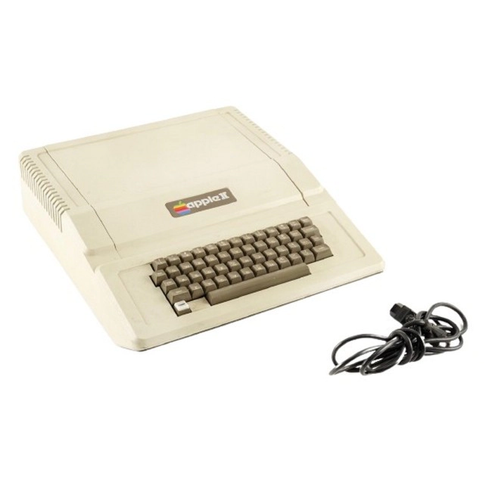 One of the first versions of the original Apple II computer