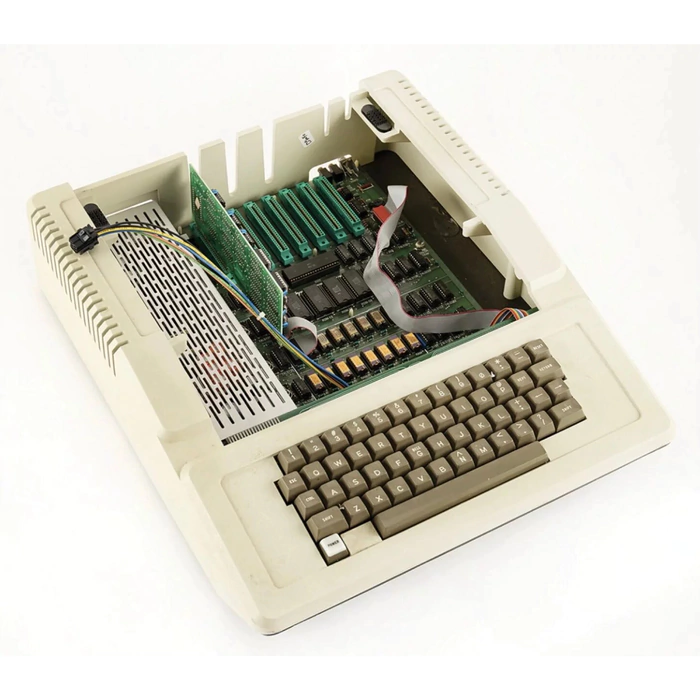 One of the first versions of the original Apple II computer