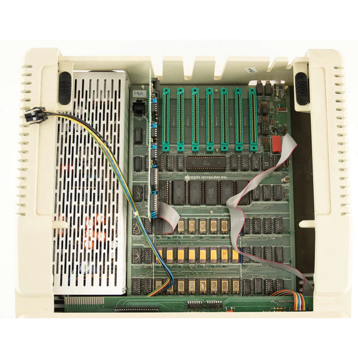 One of the first versions of the original Apple II computer