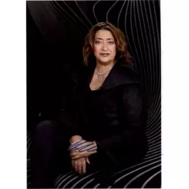 Фото с автографом архитектора и дизайнера Заха Хадида