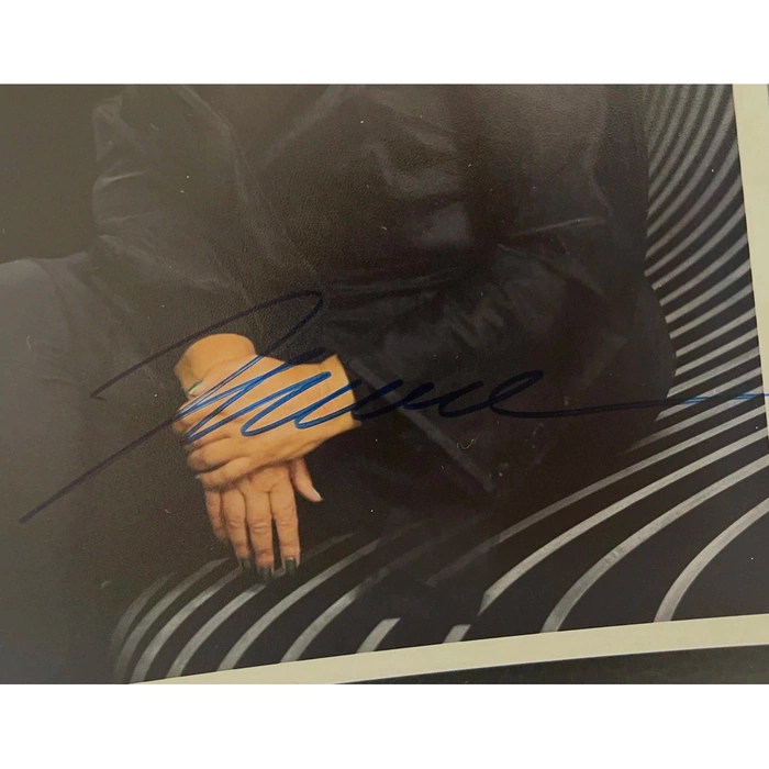 Autographed photo by architect and designer Zaha Hadid