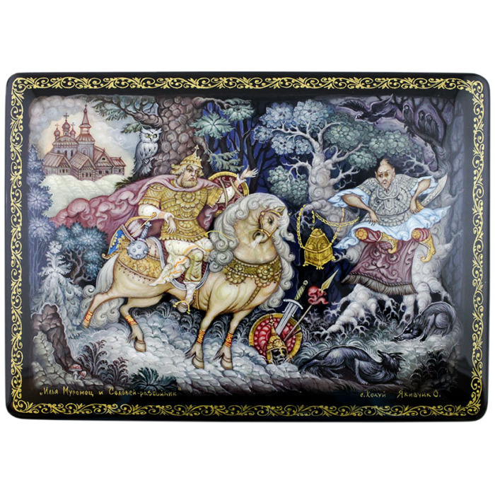 The box "Ilya Muromets and the robber Nightingale" Lackey