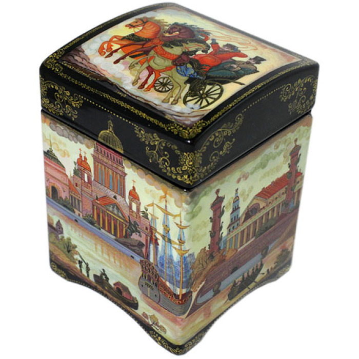 The box "St. Petersburg. The three" Lackeys
