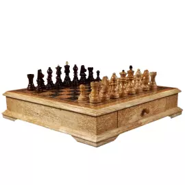 Шахматы из карельской березы "Карелия" малые