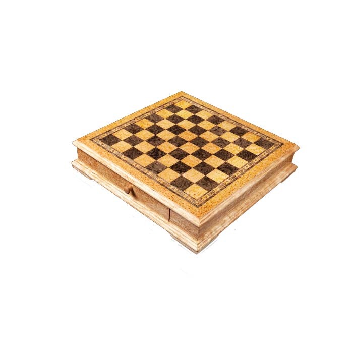 Karelian birch chess "Karelia" small