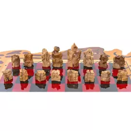 Шахматы из бивня мамонта "Посвящение Дали"