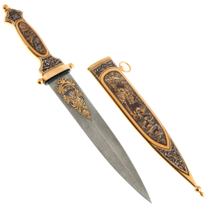 Hunting dagger "Oleshki" Zlatoust