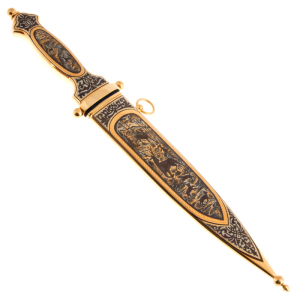 Hunting dagger "Oleshki" Zlatoust