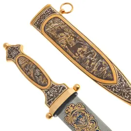 Кинжал охотничий "Олешки" Златоуст Кинжал охотничий "Олешки" Златоуст