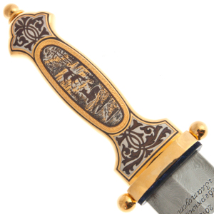 Hunting dagger "Oleshki" Zlatoust