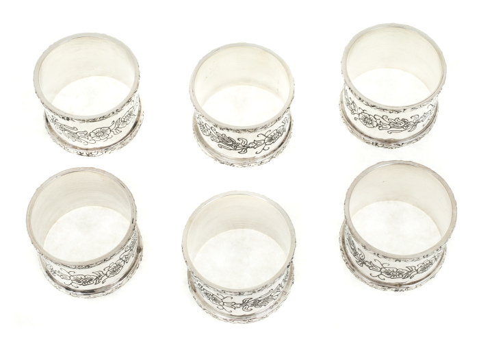 Set of napkin rings "Inciso"