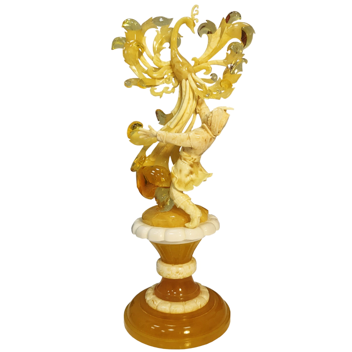 Amber statuette "Firebird"