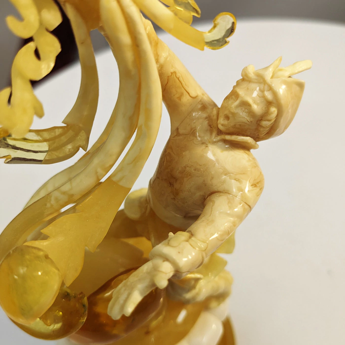 Amber statuette "Firebird"