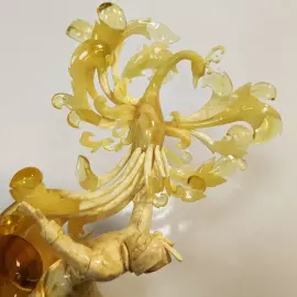 Статуэтка из янтаря "Жар-птица"