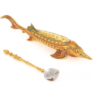 Caviar bowl "Sturgeon" Zlatoust
