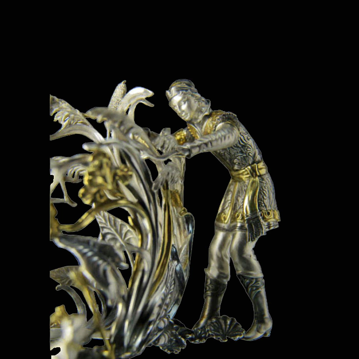 Cup holder made of silver "Ivan Tsarevich"