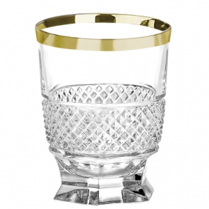 Set of Peterhof crystal water glasses for 6 persons