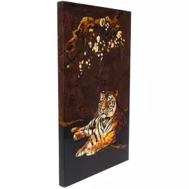 Панно из янтаря "Тигр"