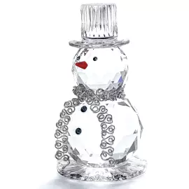 Сувенир из хрусталя "Снеговик"