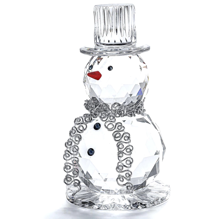 Souvenir made of crystal "Snowman"