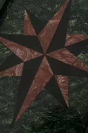 Нарды из змеевика и лемезита "Звезда"