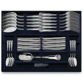 Серебряный столовый набор "Элегант": вилка и ложка, на 6 персон Серебряный столовый набор "Элегант": вилка и ложка, на 6 персон