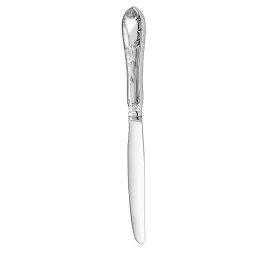 Серебряный десертный набор "Престиж": вилка, ложка, нож, чайная ложка, на 6 персон