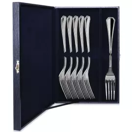 Серебряный набор столовых вилок "Элегант" на 6 персон