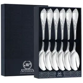 Серебряный набор десертных ложек "Престиж" на 6 персон Серебряный набор десертных ложек "Престиж" на 6 персон