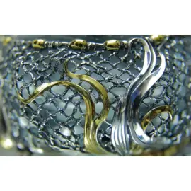 Подстаканник из серебра "Старик и невод" Подстаканник из серебра "Старик и невод"