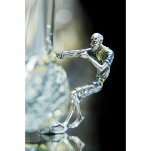 Silver cup holder "The Old Man and the seine"
