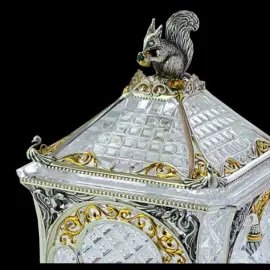 Сахарница серебряная "Белочка" Сахарница серебряная "Белочка"