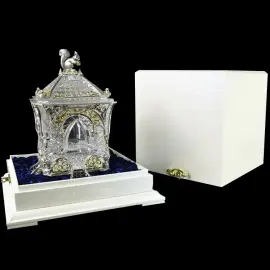 Сахарница серебряная "Белочка" Сахарница серебряная "Белочка"