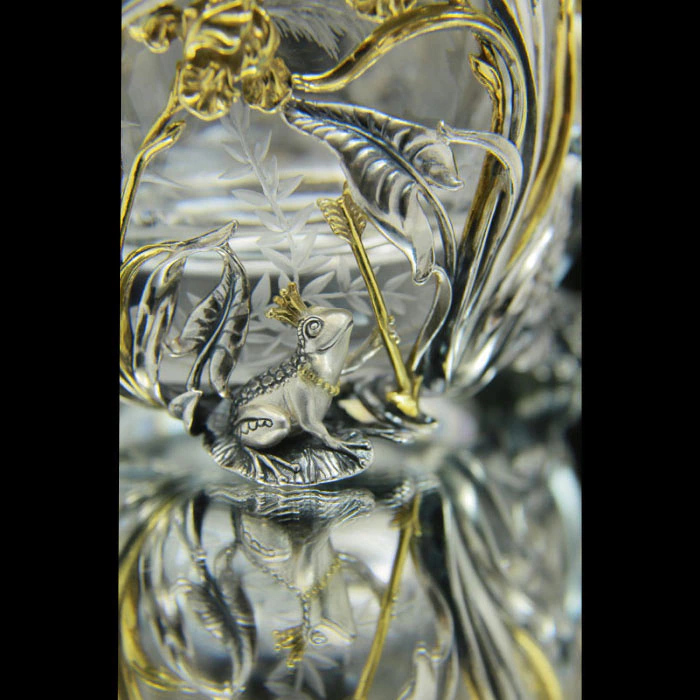 Cup holder made of silver "Ivan Tsarevich"