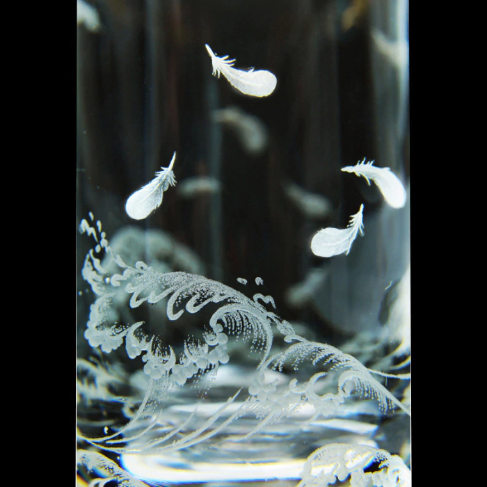 Silver cup holder "Vasilisa the Beautiful"