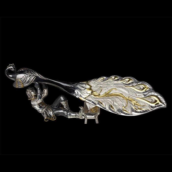 Silver Firebird Cake Set