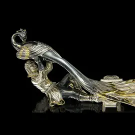 Серебряный набор для торта "Жар-птица" Серебряный набор для торта "Жар-птица"