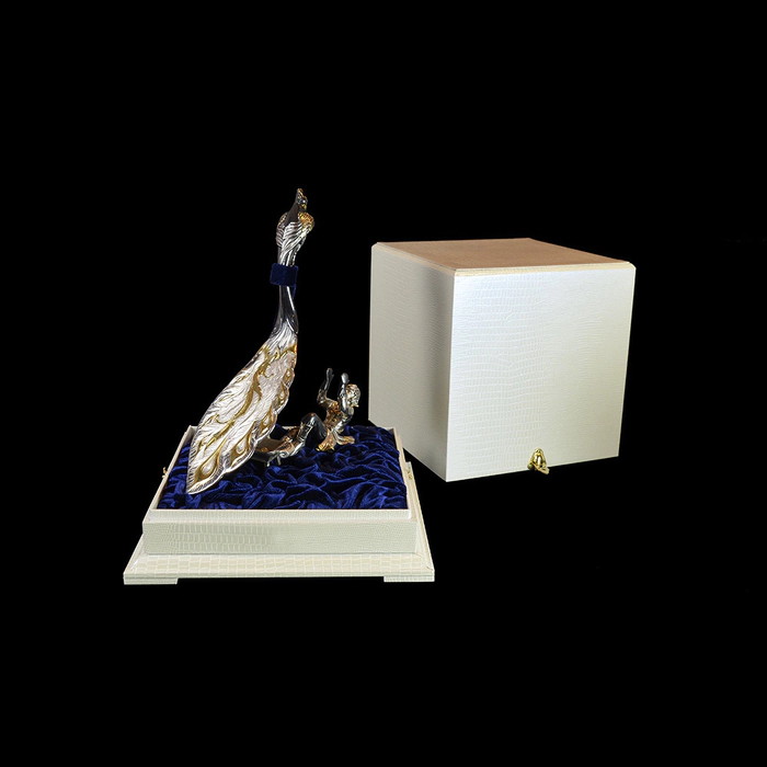 Silver Firebird Cake Set