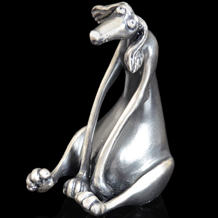 Collection of silver figurines "Doggie"