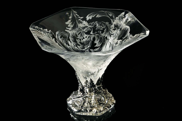 Candy bowl "Morozko"